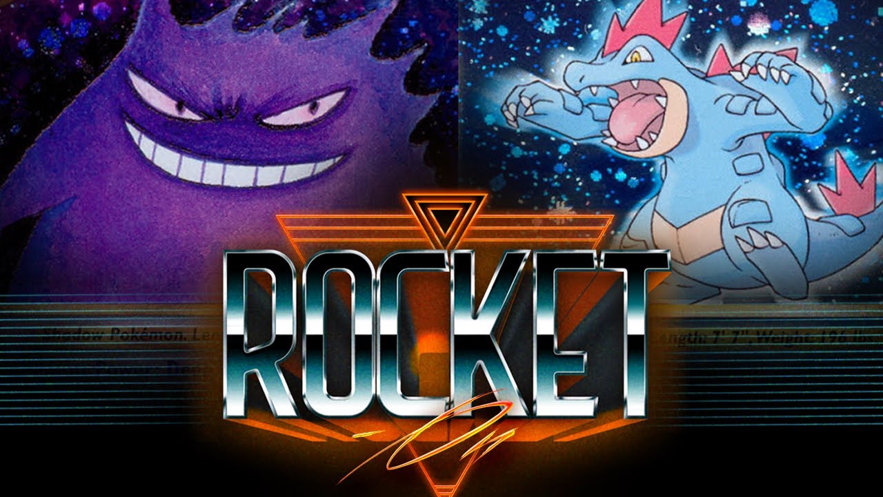 Dark Gengar VS Feraligatr *Retro* Pokemon TCG Battle