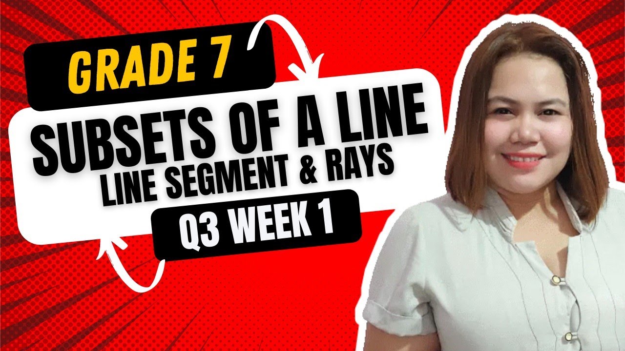 SUBSETS OF A LINE (SEGMENT & RAY) || GRADE 7 MATH