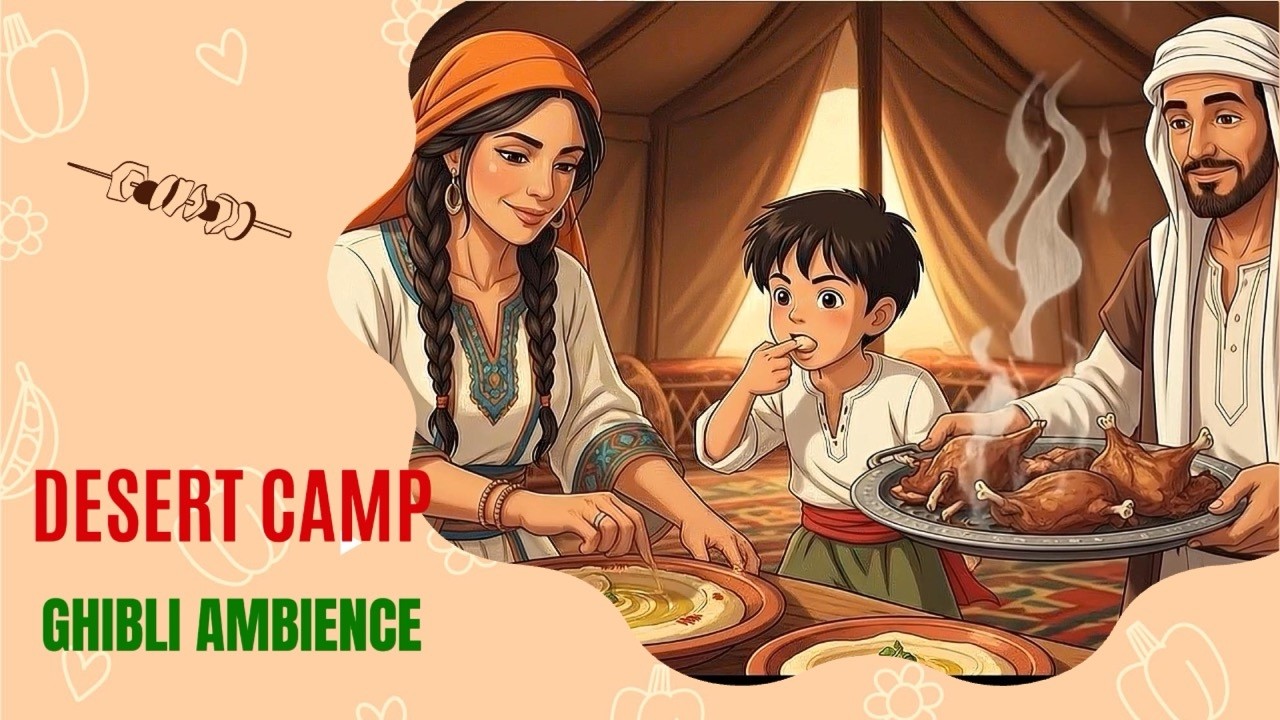 Desert Luxary Camp - Ghibli Ambience.