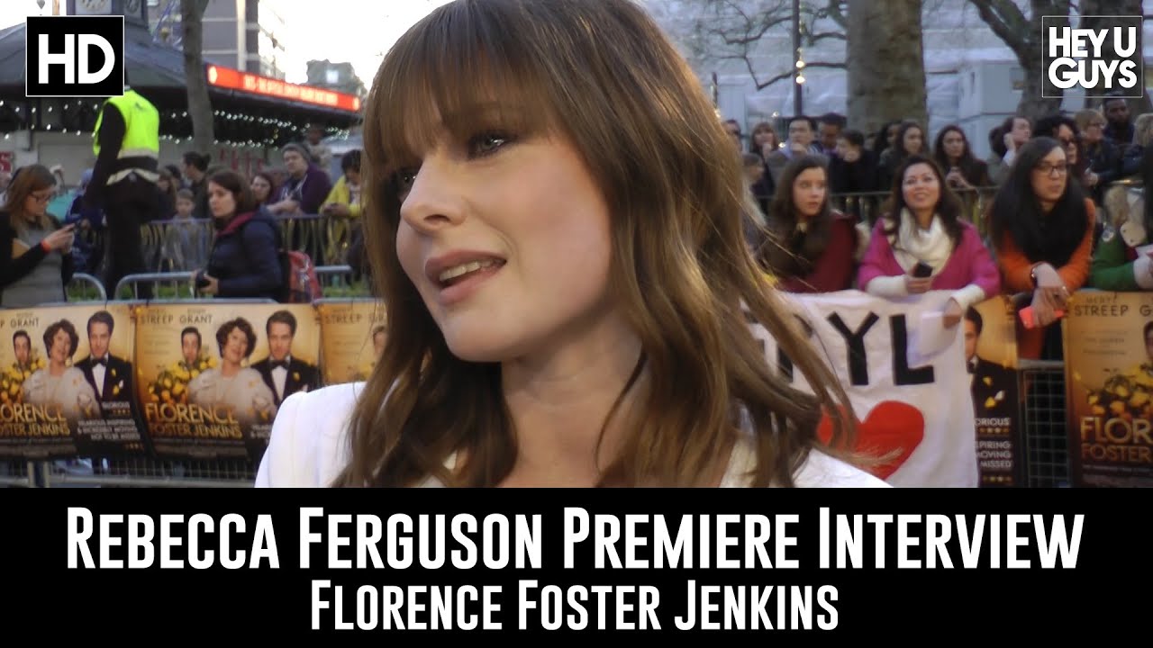 Rebecca Ferguson Premiere Interview - Florence Foster Jenkins