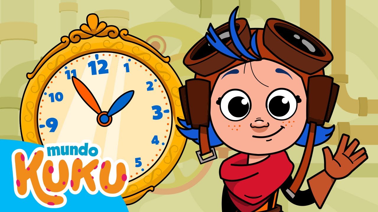 Vamos a Aprender las Horas! Horas del Reloj para Niños - Mundo Kuku