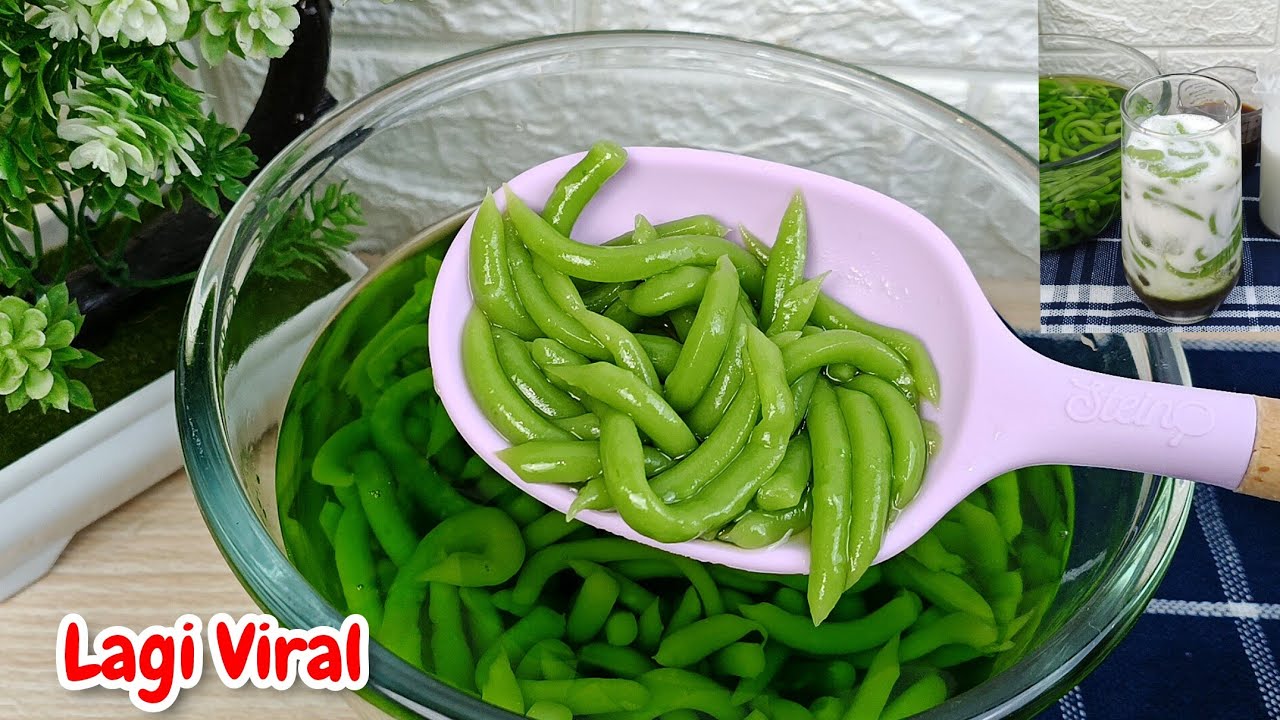 BUAT CENDOL TANPA CETAKAN MUMPUNG LAGI VIRAL BUAT SENDIRI AJA DIJAMIN ENAK KOKOH ANTI GAGAL