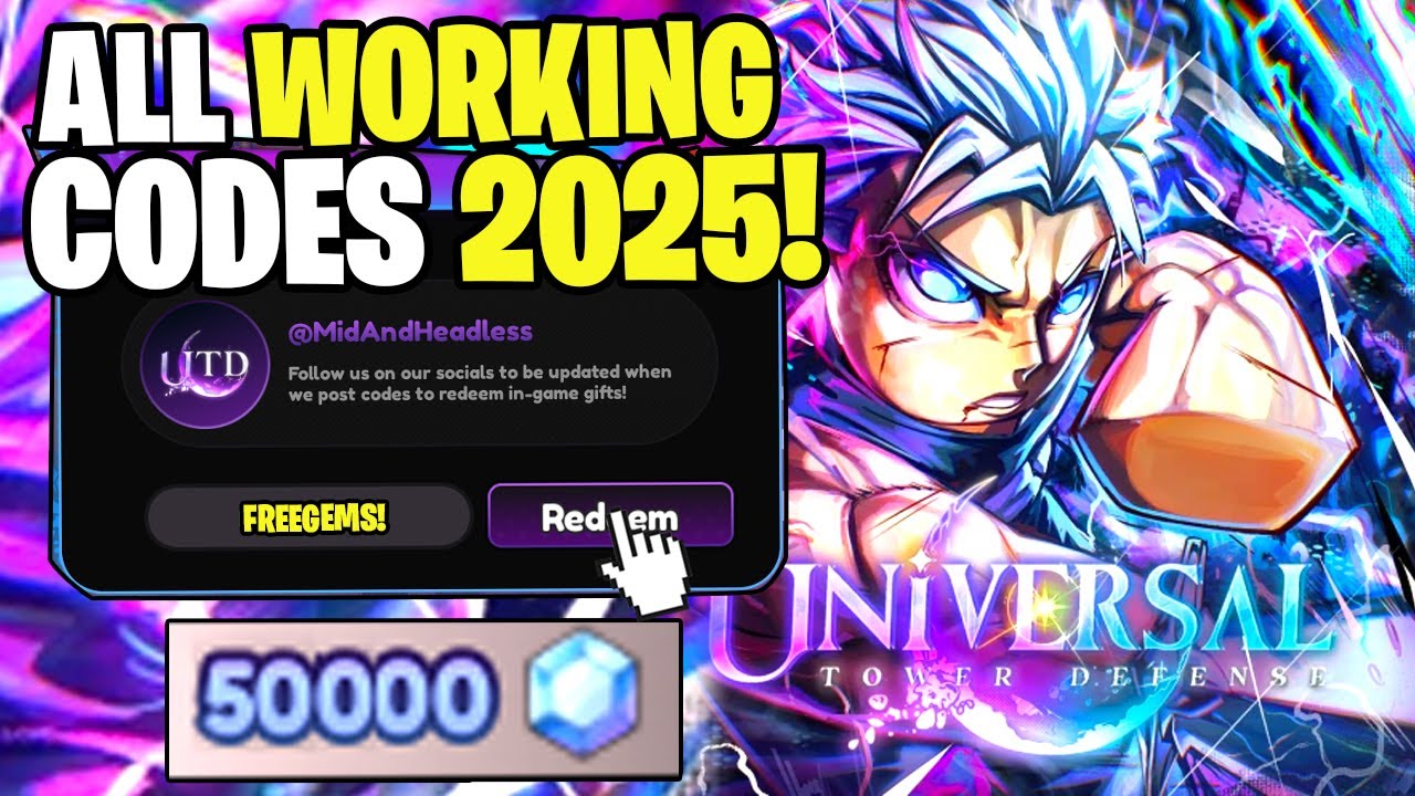 *NEW* ALL WORKING CODES FOR UNIVERSAL TOWER DEFENSE! ROBLOX UNIVERSAL TOWER DEFENSE CODES