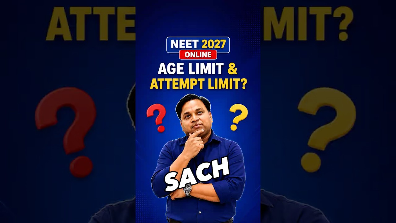 NEET 2027 Age Limit & Attempt Limit? 🚨 Official Truth Revealed! 😳 #NEET2027 #Shorts
