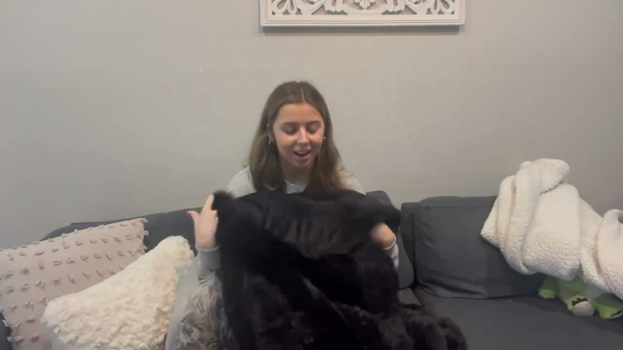 Review of Lvylov Soft Fuzzy Faux Fur Throw Blanket 50'' x 60'', Thick Warm Fluffy Plush Blankets