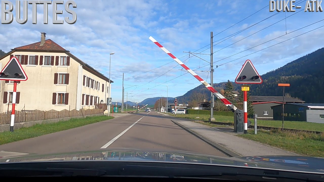 SWITZERLAND/SUISSE(camera on board/Drone Dji), BUTTES, VAL DE TRAVERS