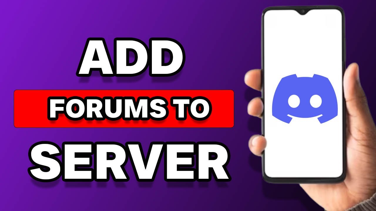 How To Add Forums To Your Discord Server