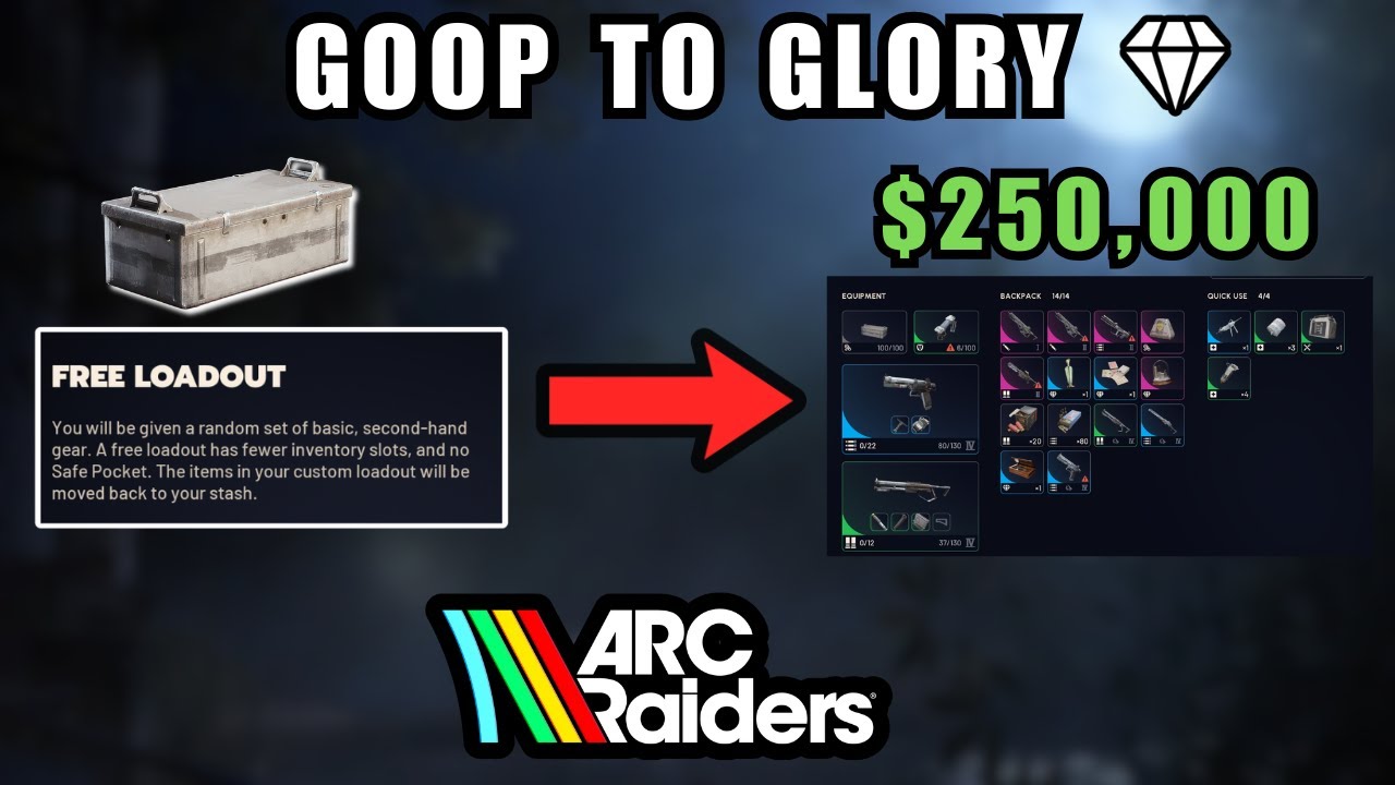 CRAZY $250k NIGHT RAID PVP with FREE LOADOUT in ARC RAIDERS