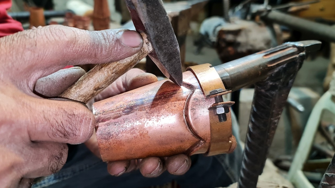 Alchemy and Breathing Soul into Copper Sheet