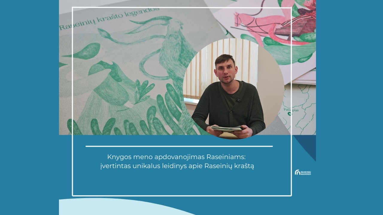 Knygos meno apdovanojimas Raseiniams: įvertintas unikalus leidinys apie krašto legendas