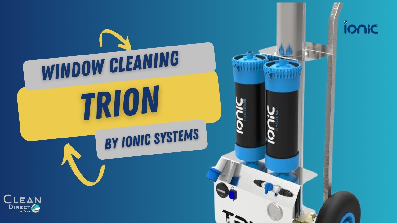 How to Clean Windows Faster with the Ionic Trion RO/DI System |  Multi-stage Purification System