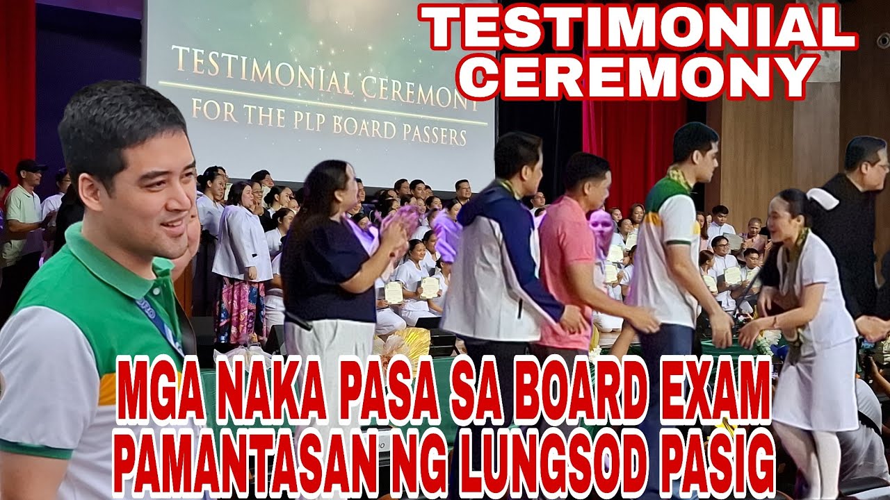 PAGKILALA  SA MGA NAKAPASA SA BOARD EXAMS FROM PAMANTASAN NG LUNGSOD PASIG
