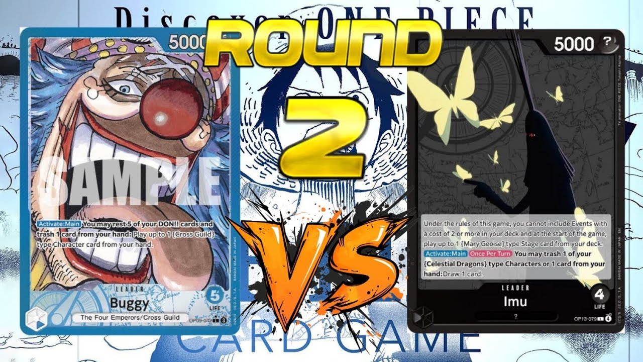 (OP13)🔵Buggy vs ⚫️Imu (Round 2- Local Tournament OP13) // One Piece TCG