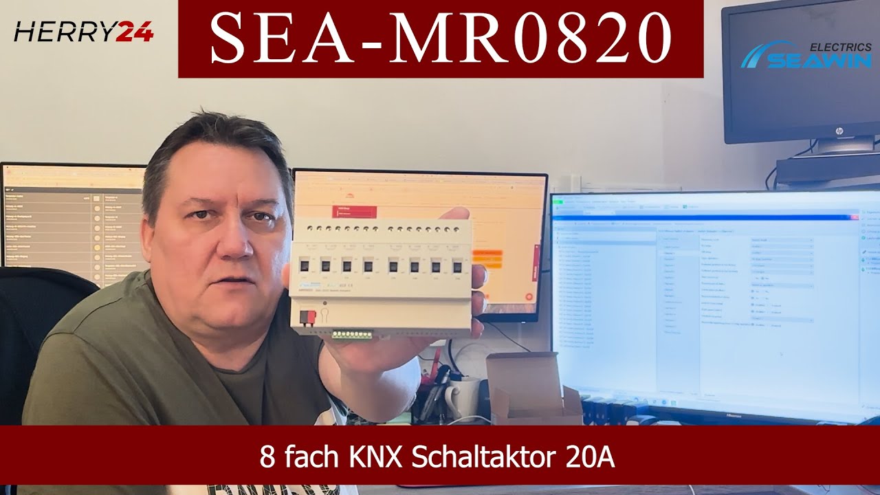 8 fach KNX Aktor 20A mit 4 fach KNX Bin&auml;reingang potentialfrei f&uuml;r 151&euro;