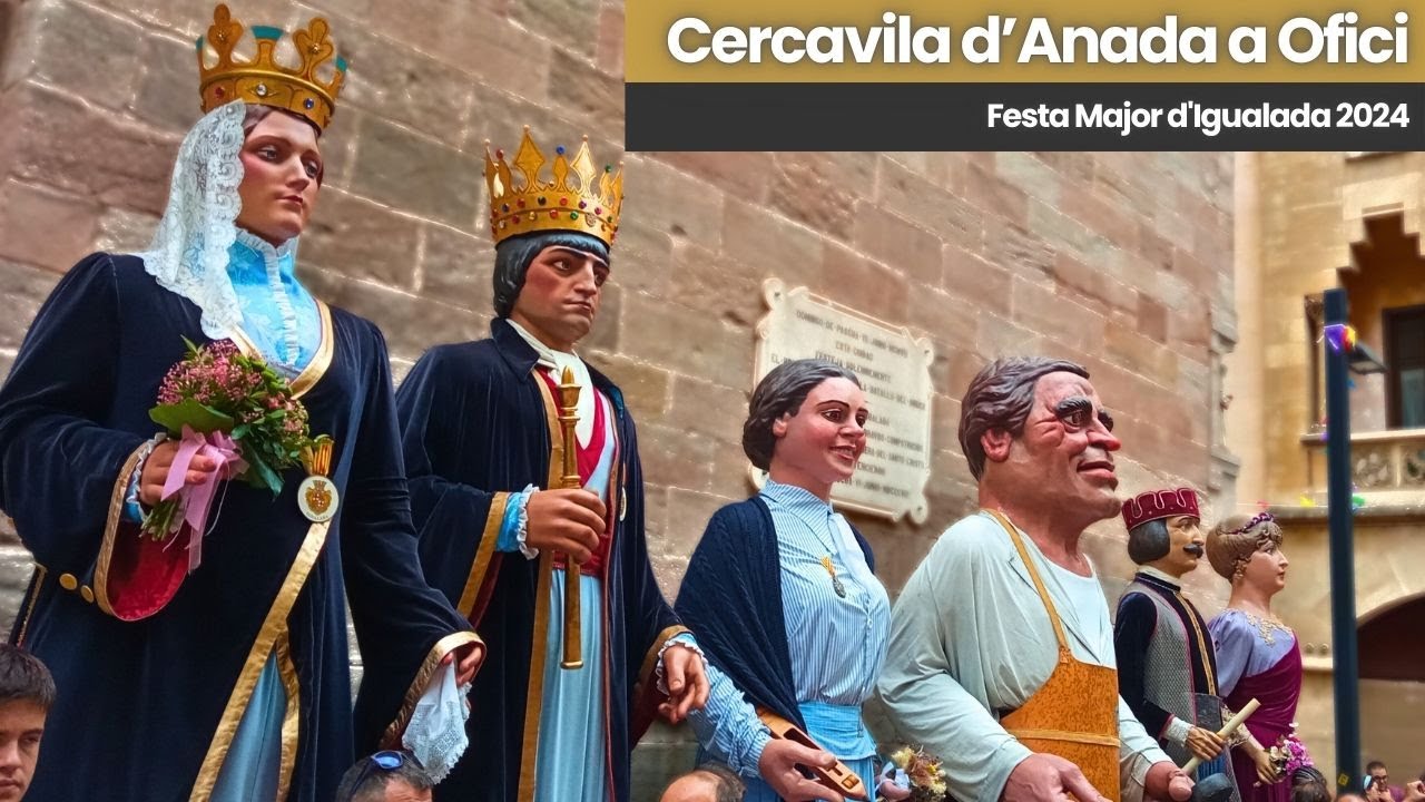 Cercavila d'anada a Ofici - Festa Major d'Igualada (25/8/2024)