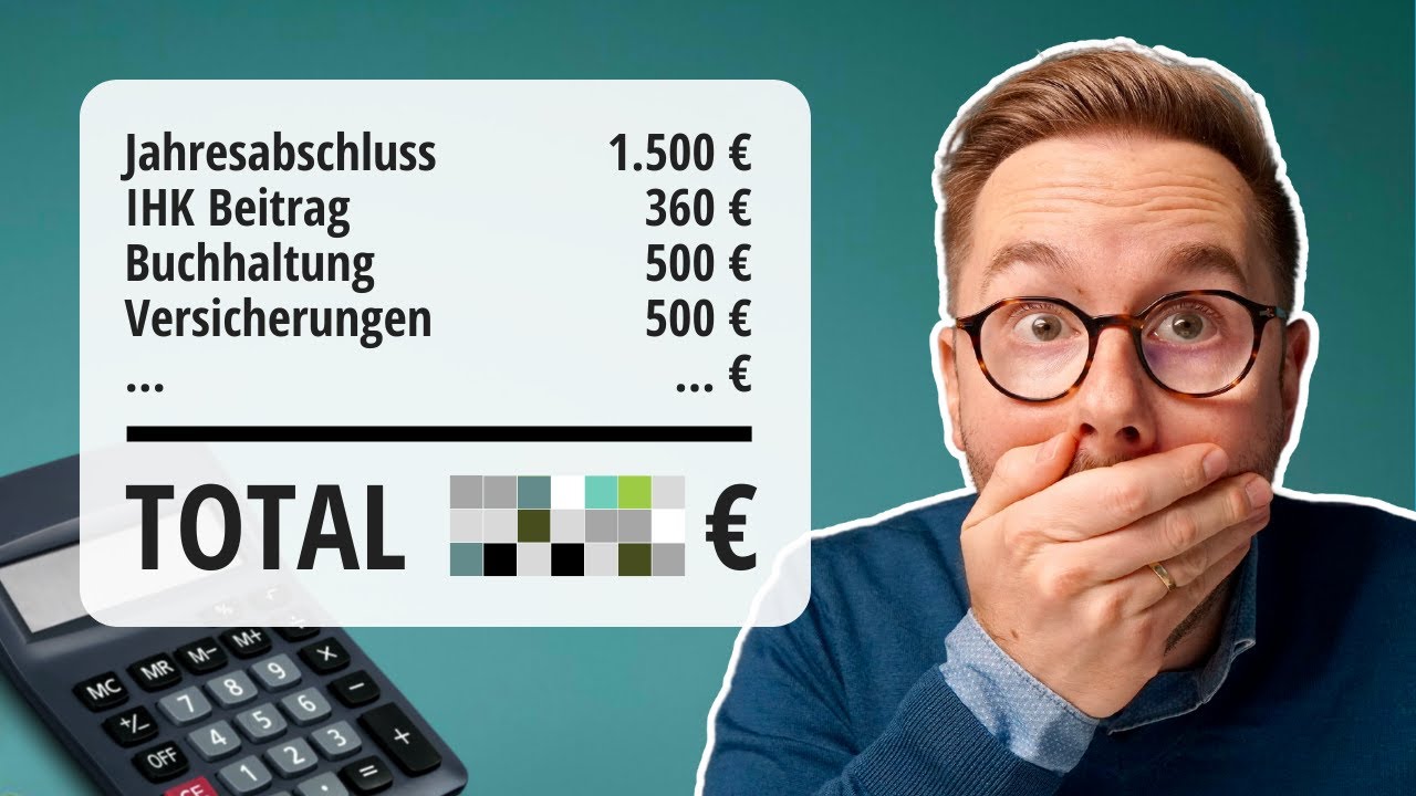 TEUER? Das kostet eine GmbH pro Jahr