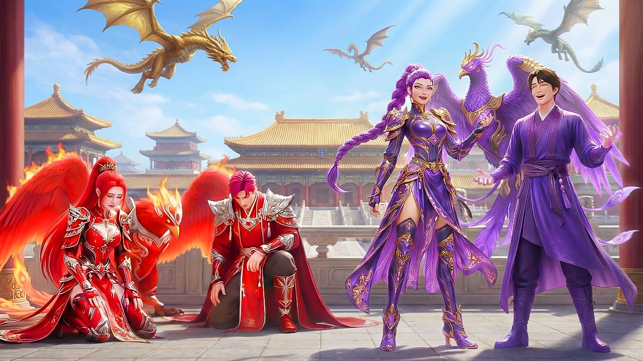 Ruby Family VS Red Family: RUMI Gets The Magic Phoenix Racing Championship - KPOP Demon Hunters