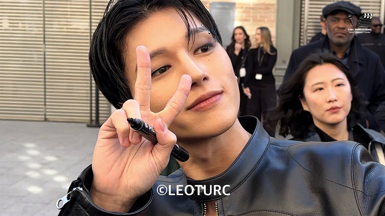 250305 (ATEEZ) WOOYOUNG Paris Fashion Week AW25 Womenswear -COURREGES
