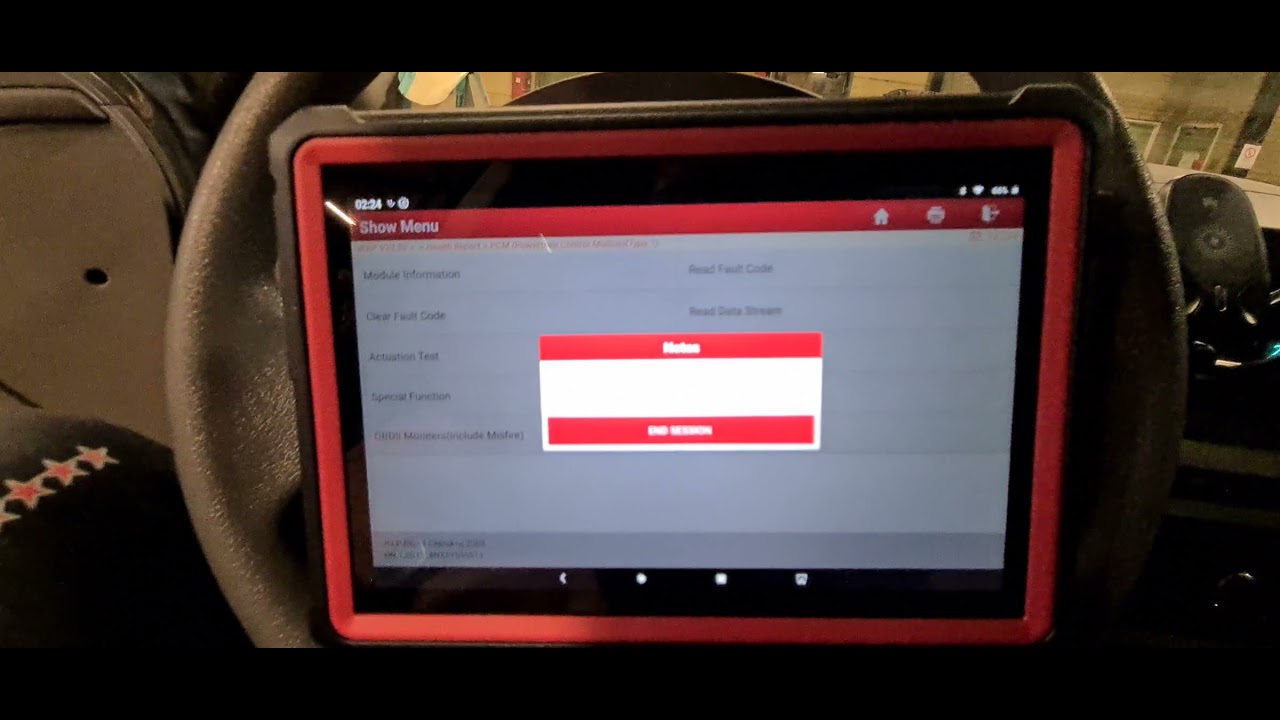 Launch x431 pro3s +, test działania