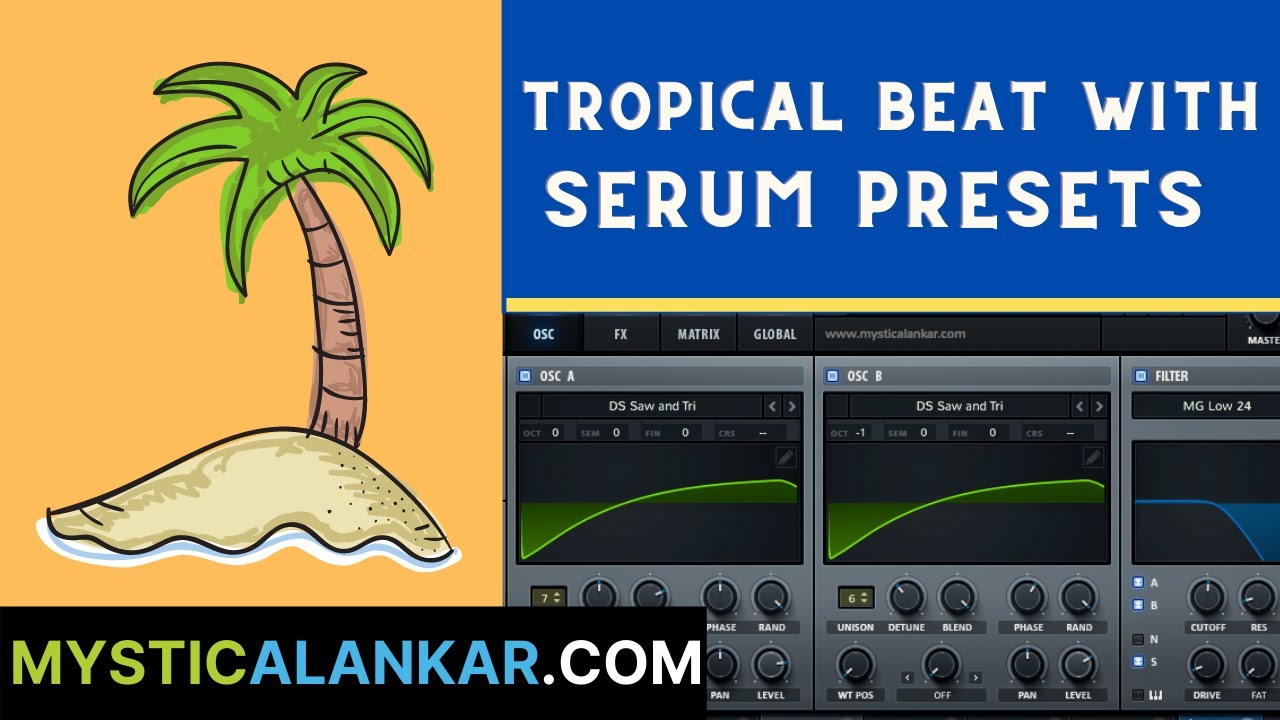 How To Make A Tropical Pop Beat With Ace Serum Presets - Music Production Tutorial
