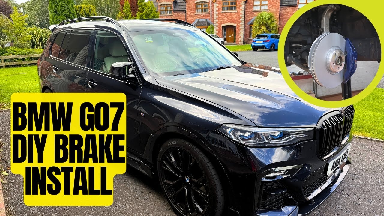 G07 BMW X7 FULL Front Brake Pad & Disc Change