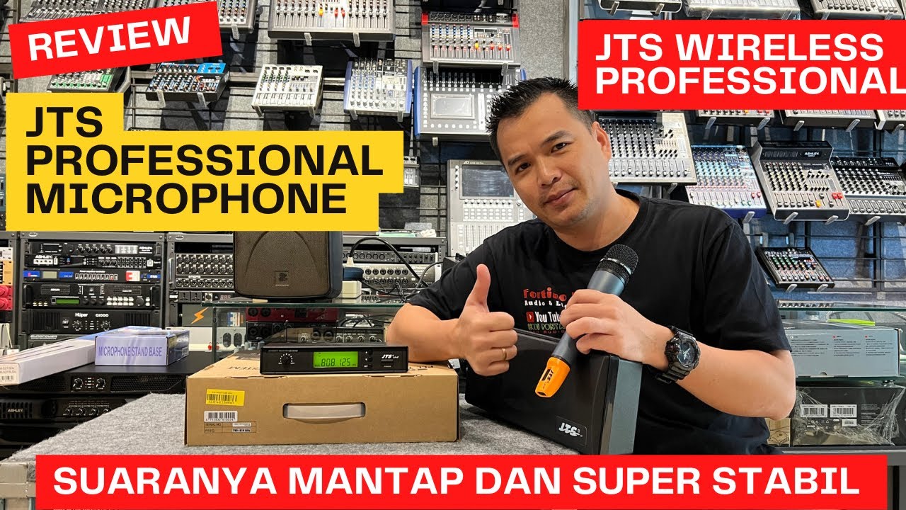 NO DEBAT - MIC WIRELESS JTS 1CH US910D KEREN HARGA SUPER MANTAP