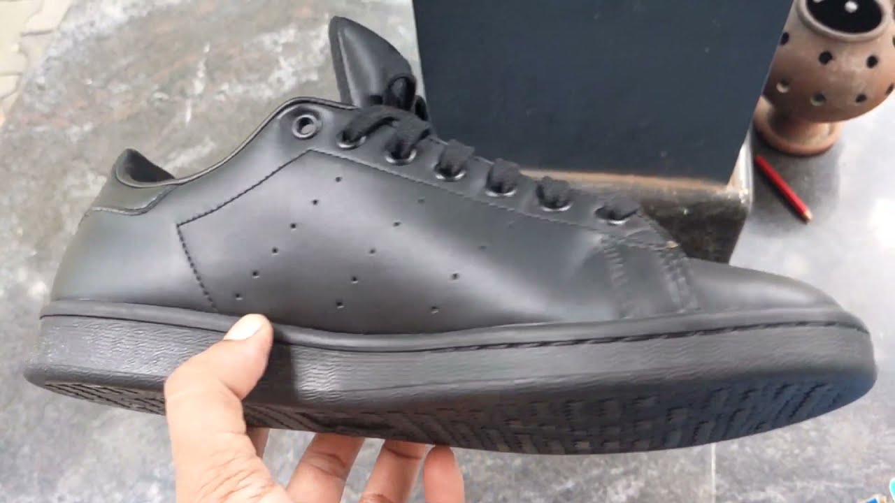 Adidas Stan Smith black Unboxing + On Feet Look