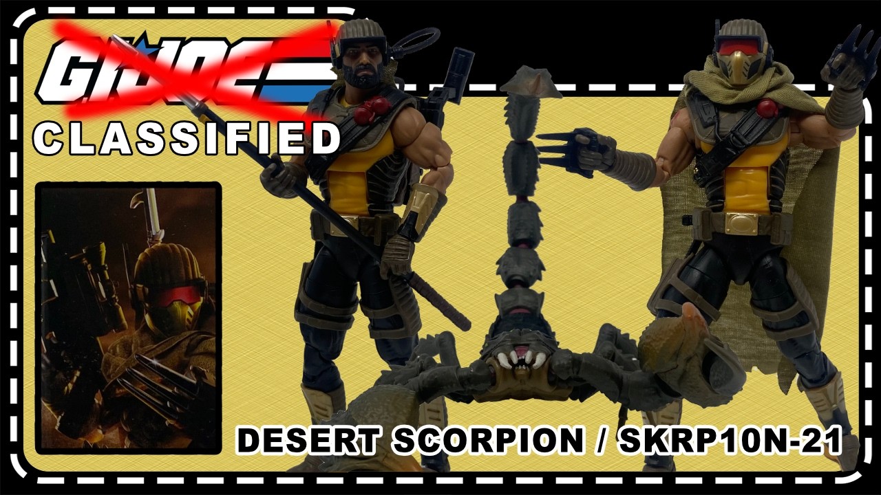 Desert Scorpion - G.I. Joe Classified 180 - Unboxing & Review