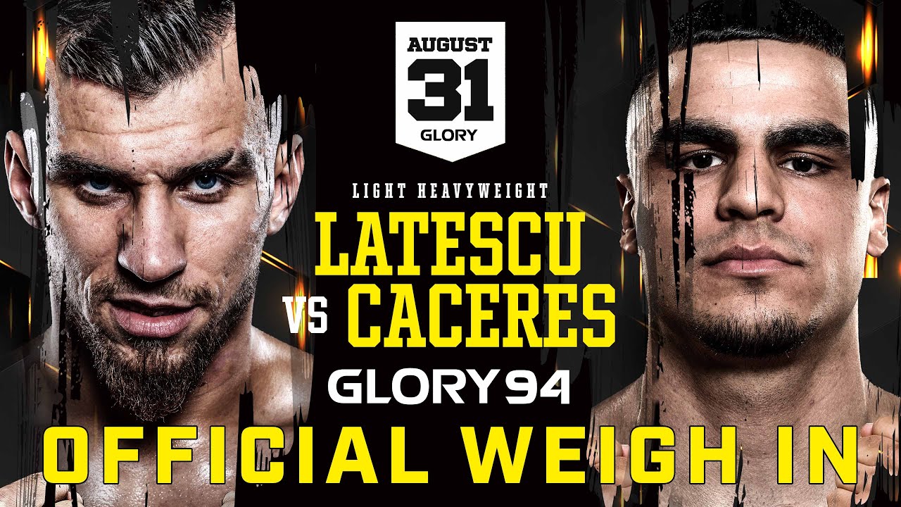 GLORY 94 Ceremonial Weigh-Ins