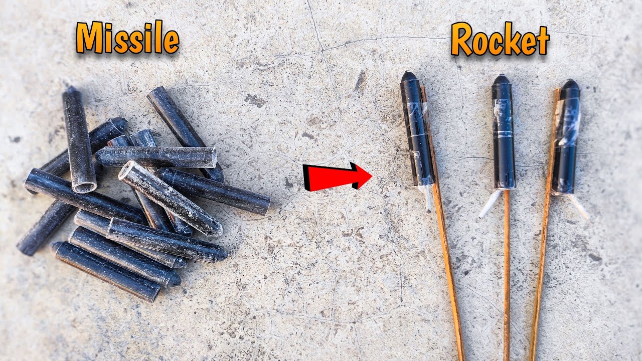 Making Rocket from Diwali Missile 🔥 || Easy Rocket with Diwali Missile Cracker
