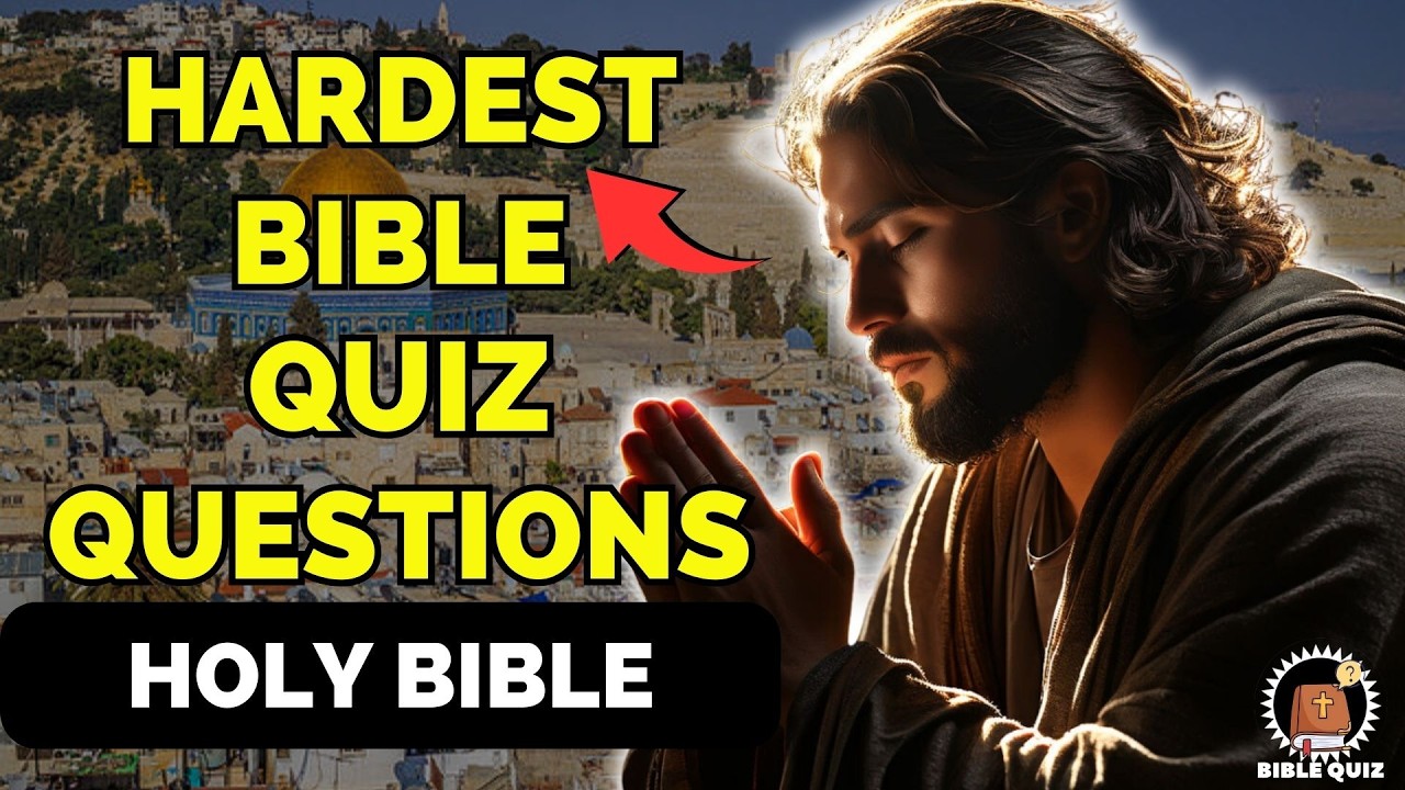 HOLY BIBLE QUIZ - 15 BIBLE QUESTIONS TO TEST YOUR BIBLE KNOWLEDGE - Bible Quiz
