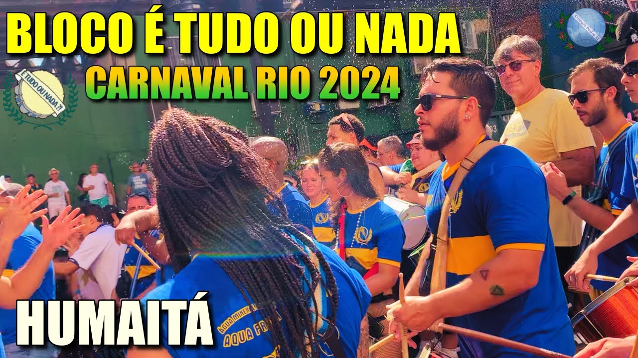 BLOCO É TUDO OU NADA?! Bateria mais nervosa dos Blocos de Rua! | Carnaval Rio 2024 - Bloco do CP2