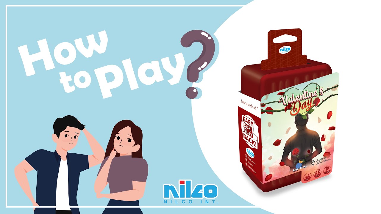 How to play Valentine's Day Card Game - طريقة لعب فالنتين