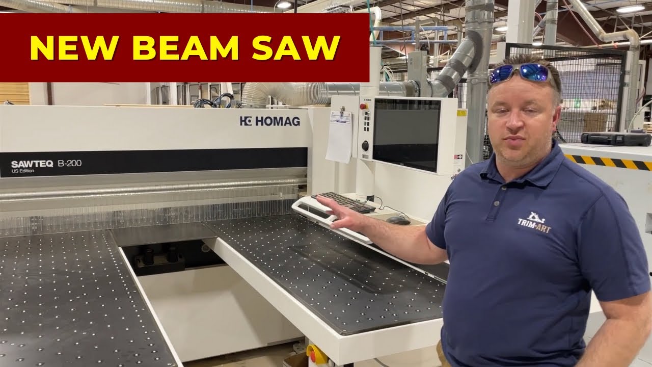 Homag sawteq B-200 beam saw upgrade (panel dividing saw)