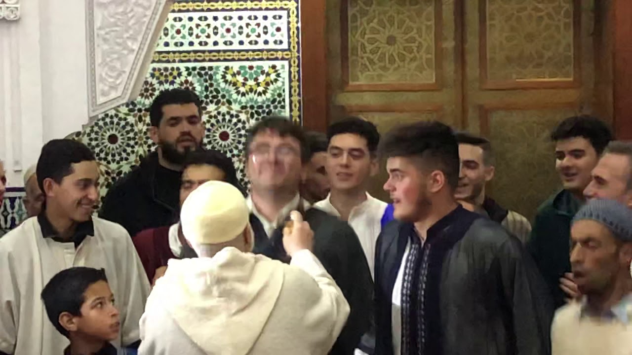 Veill&eacute;e &agrave; la zaouia Boutchichiya Kadiria lors de la visite &agrave; Madagh 26 Octobre 2019