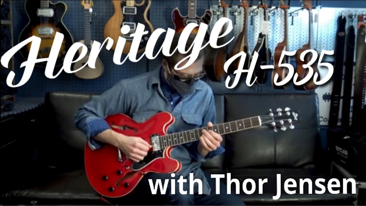 Heritage H-535 in Trans Cherry with Thor Jensen