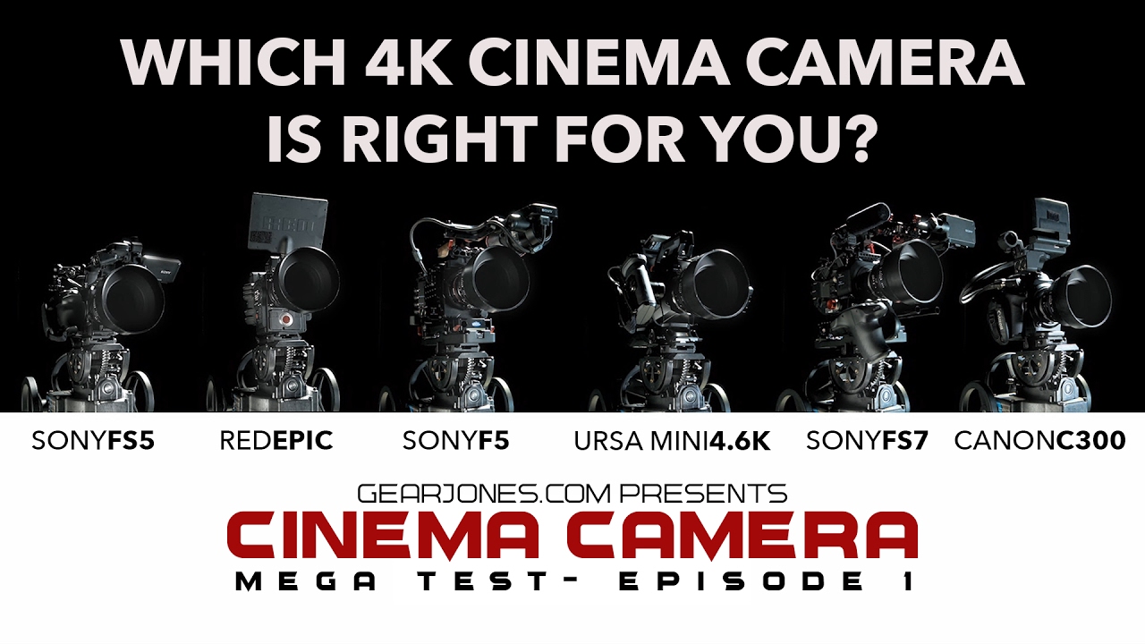 Cinema Camera Mega Test Episode one - 4K