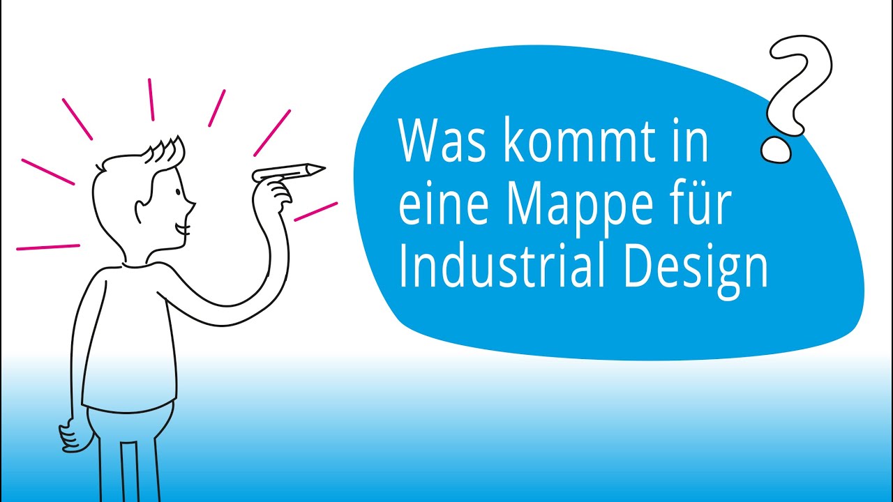 Was kommt in eine Mappe für Industrial Design