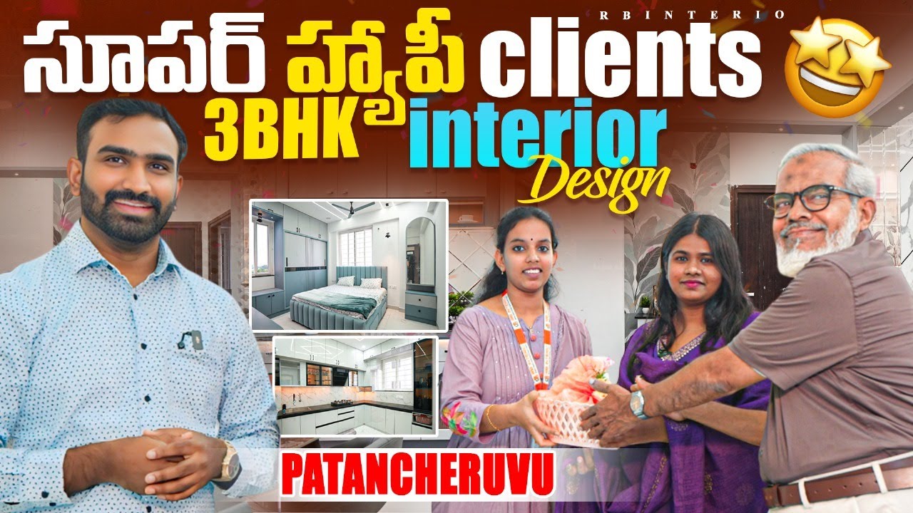 APR Praveen’s Higheria 3BHK Interiors | Super Happy Clients | RB Interio client moments | Patancheru
