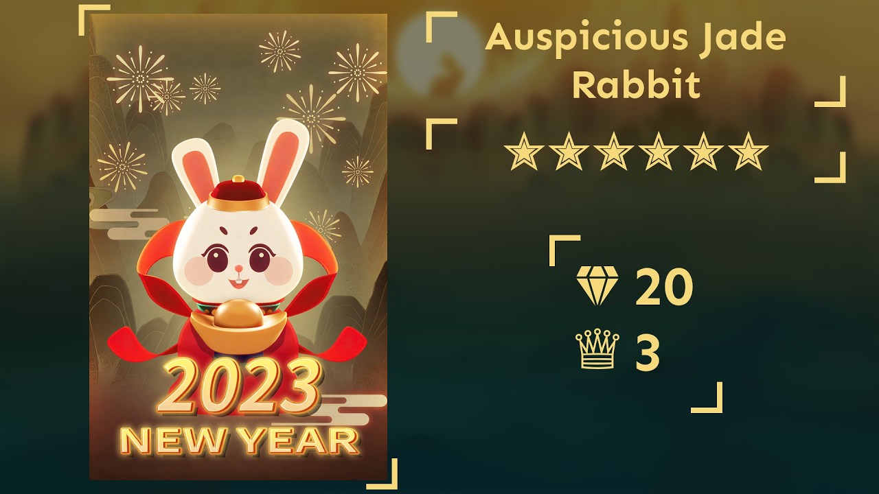 Rolling Sky:「Auspicious Jade Rabbit」「★★★★★★」「Main Level 54」