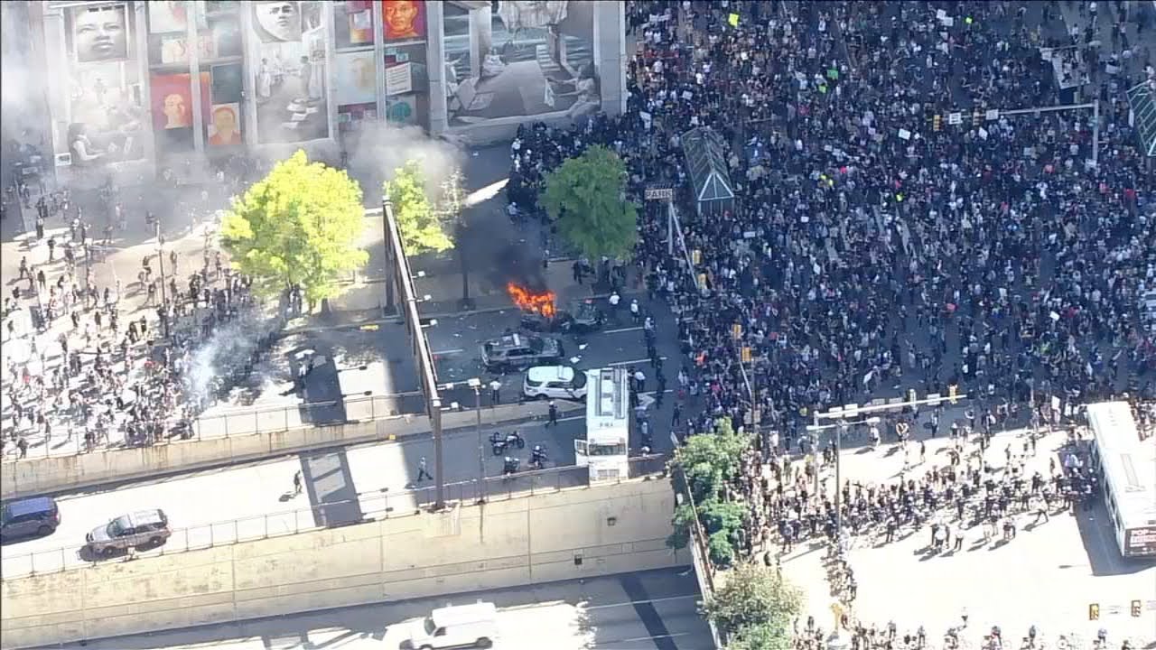Hundreds gather in Philadelphia to protest death of George Floyd