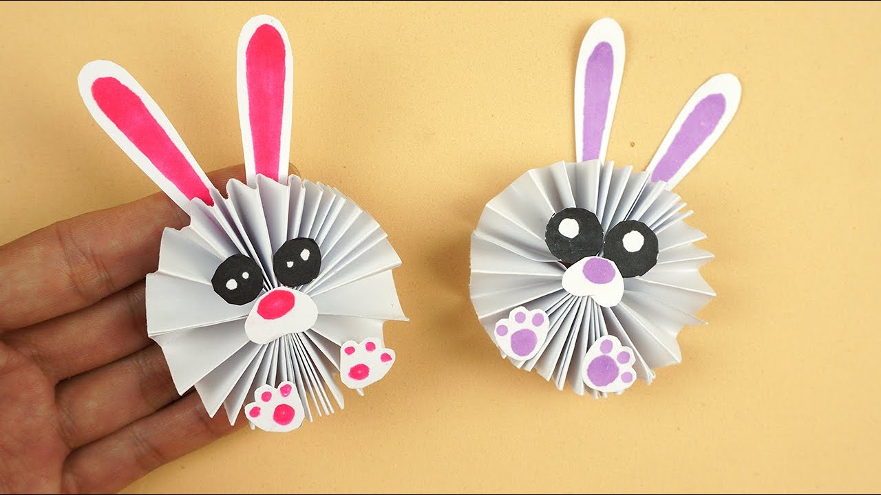 Basteln mit papier: Osterhasen basteln - Ostern basteln | Geschenke für Ostern