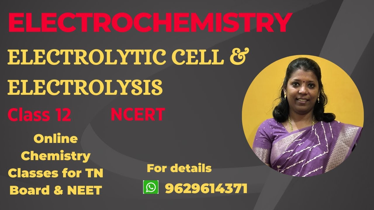 Electrolytic Cell and Electrolysis | Electrochemistry | Class 12 | NCERT | NEET #cbseclass12