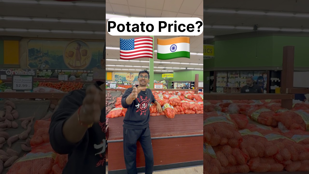 India Waale Dekh Lo! 😱 Potato Price in America? 😳🇮🇳🇺🇸 #shorts #indianinusa #desiinusa