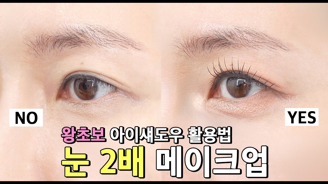 아이섀도우 이렇게만 하면 눈 2배 커집니다👀 왕초보 아이메이크업 완전 정복