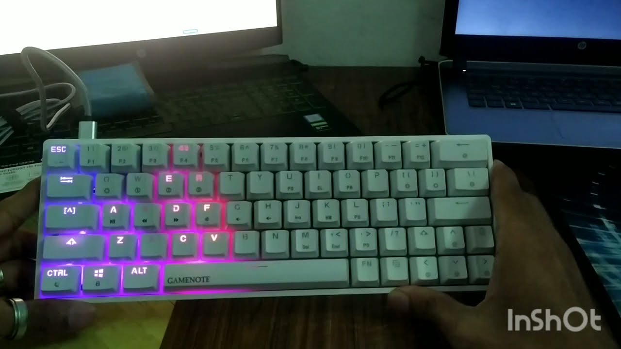 teclado mecánico  barato 60% Havit Gamenote (muy cool!!!)