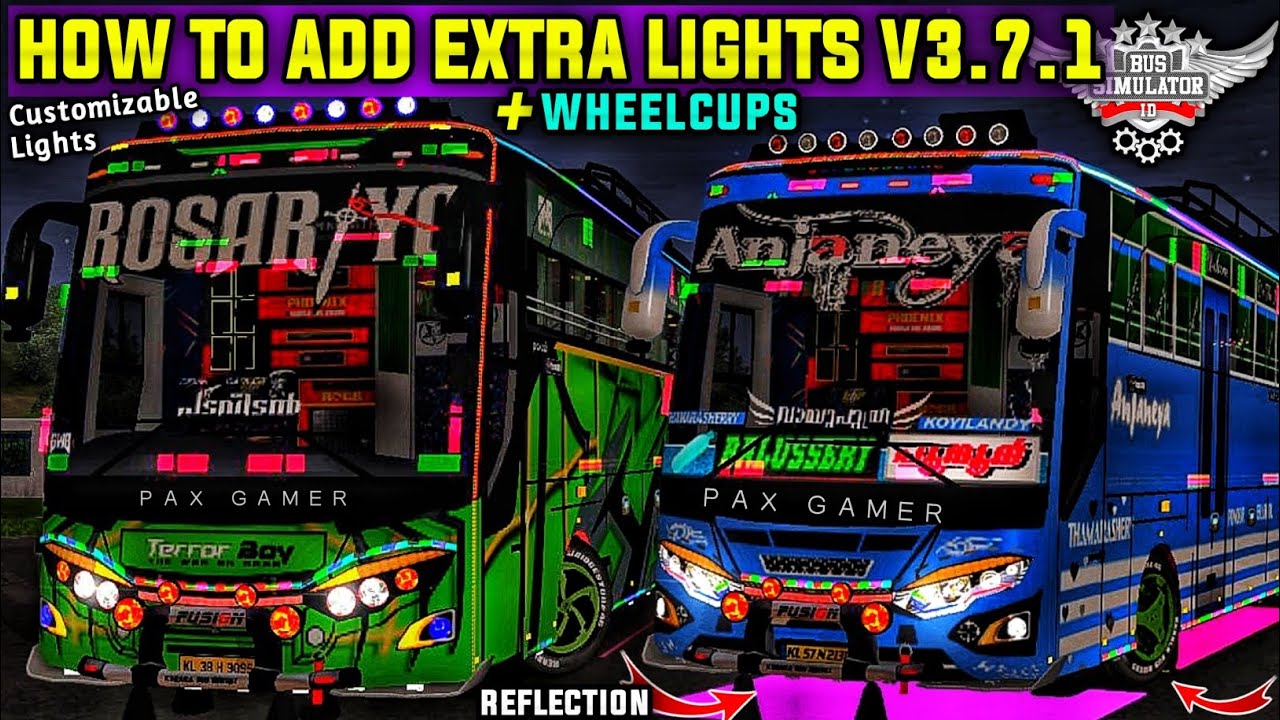 Bussid V3.7.1 Jetbus Extra Lights  & Full Modified | How To Add / download | Bus Simulator Indonesia