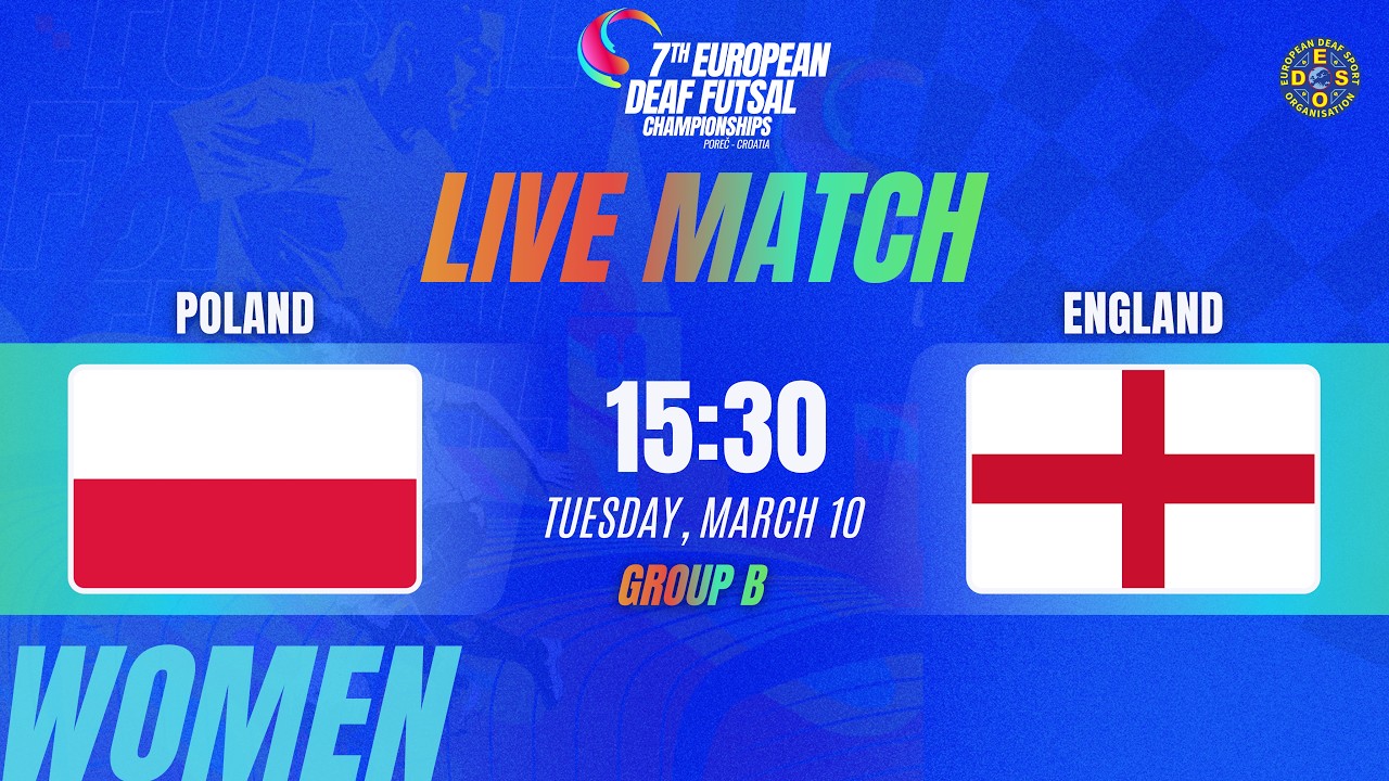 WOMEN | GAME 04 | GROUP B | POLAND vs ENGLAND