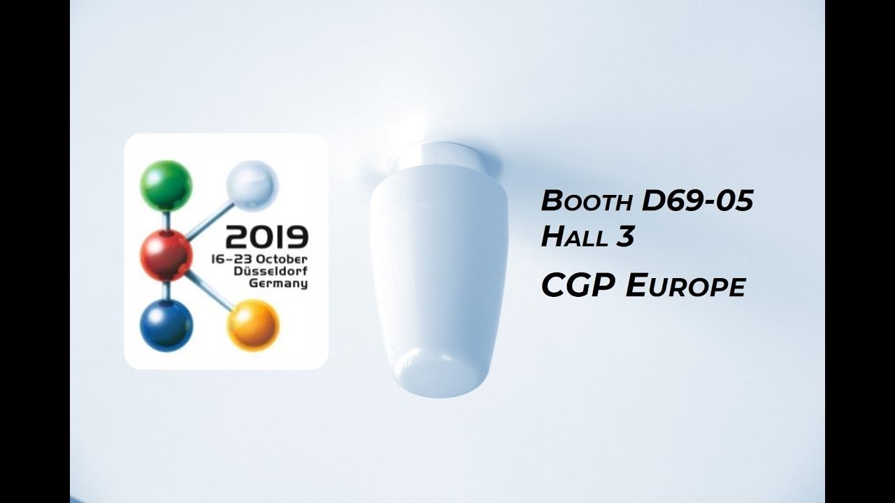 K Show 2019 - CGP Europe - OptiForm Plug Assist Material for Thermoforming