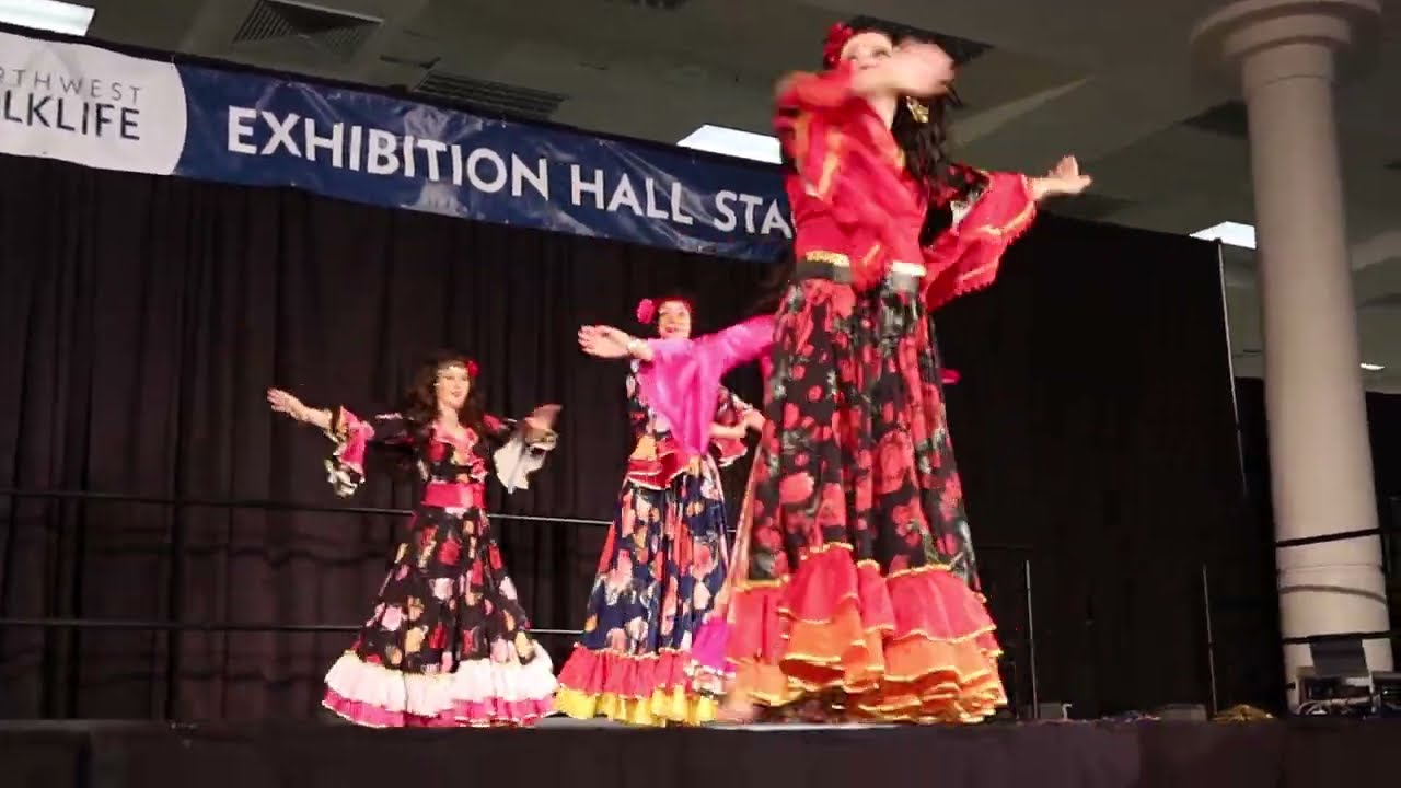 Russian Romani Dances, Ruska Roma, Russian Gypsies subgroup of Romani in Russia and Belarus MVI 6887